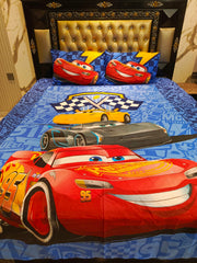 Lightining McQueen 95 Car Series Cotton Double Bedsheets