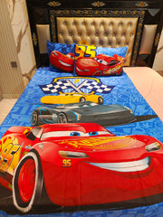 Lightining McQueen 95 Car Series Cotton Single Bedsheets