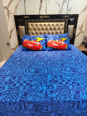 McQueen Speed Geometry Double Bedsheets