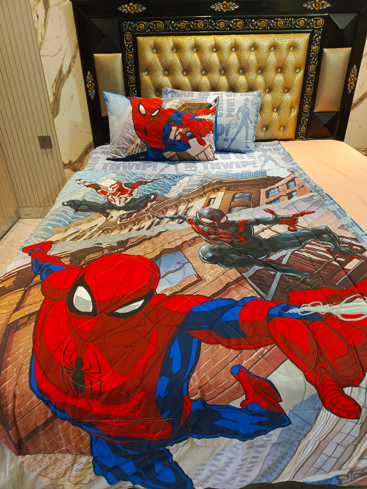SpiderMan Mix & Match 4Pc Summer Comforter Set