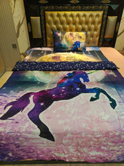 Unicorn Galaxy 3Pc Summer Comforter Set