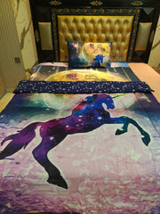 Unicorn Galaxy 3Pc Summer Comforter Set