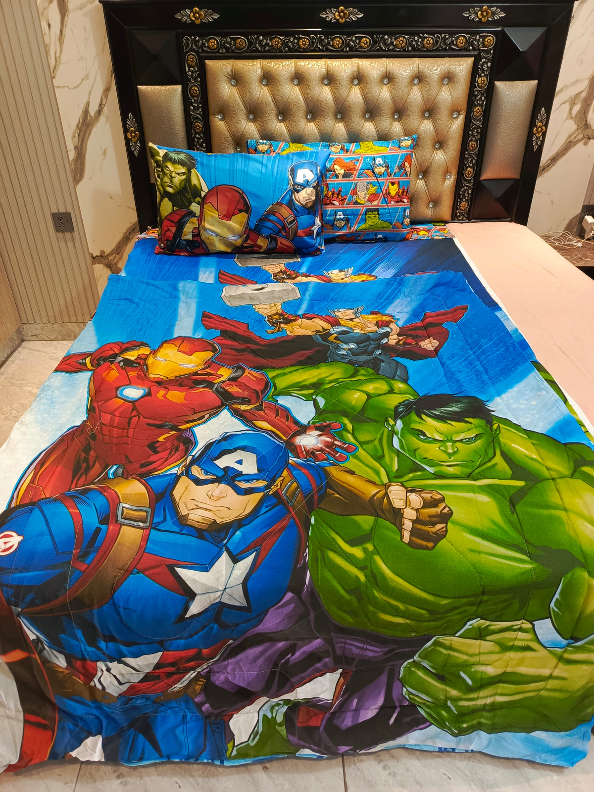 Marvel Avengers 4Pc Summer Comforter Set