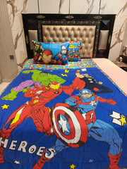 Avengers Cartoons 4Pc Summer Comforter Set