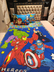 Avengers Cartoons 4Pc Summer Comforter Set