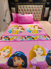 Disney Princess New Design Cotton Single Bedsheets