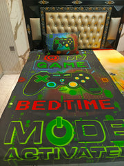 Bedtime Mode Activated Cotton Single Bedsheets with Pillow Cover