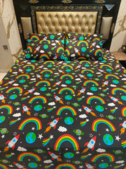 Rocket to the Stars Double Bedsheets