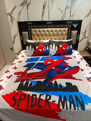 Spider-Man Ultimate Hero Cotton Double Bedsheet