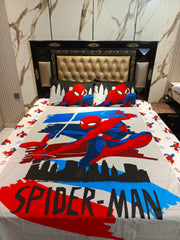 Spider-Man Ultimate Hero Cotton Double Bedsheet