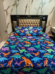 Dragon World Cotton Double Bedsheet