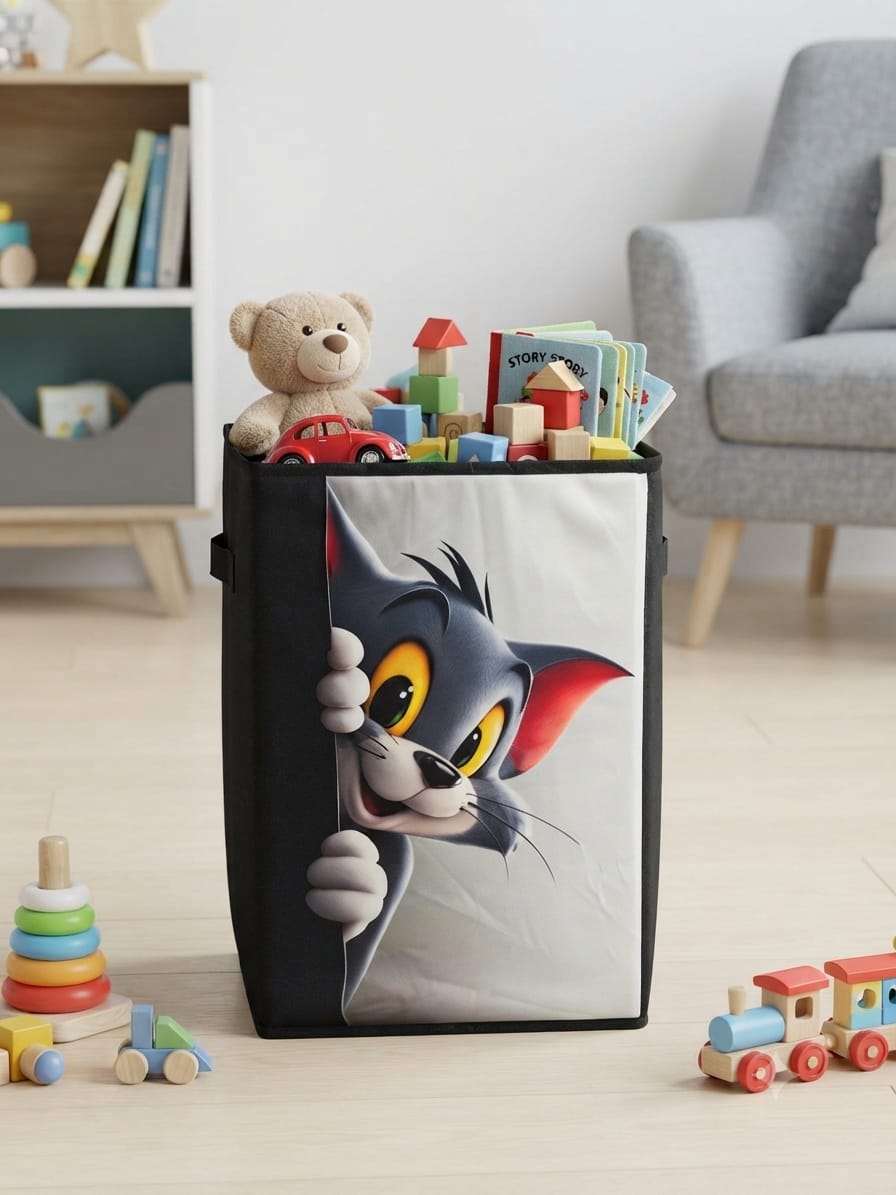 Foldable laundry basket