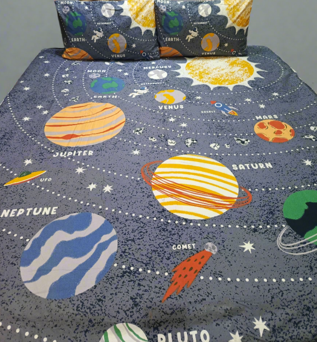 New Solar system Bedsheets T180 ET-D 157