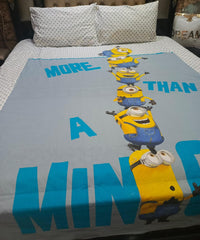 Minion Kids Bed Sheet DS # 114