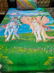 Cartoon Character Bed Sheet Ds # 065