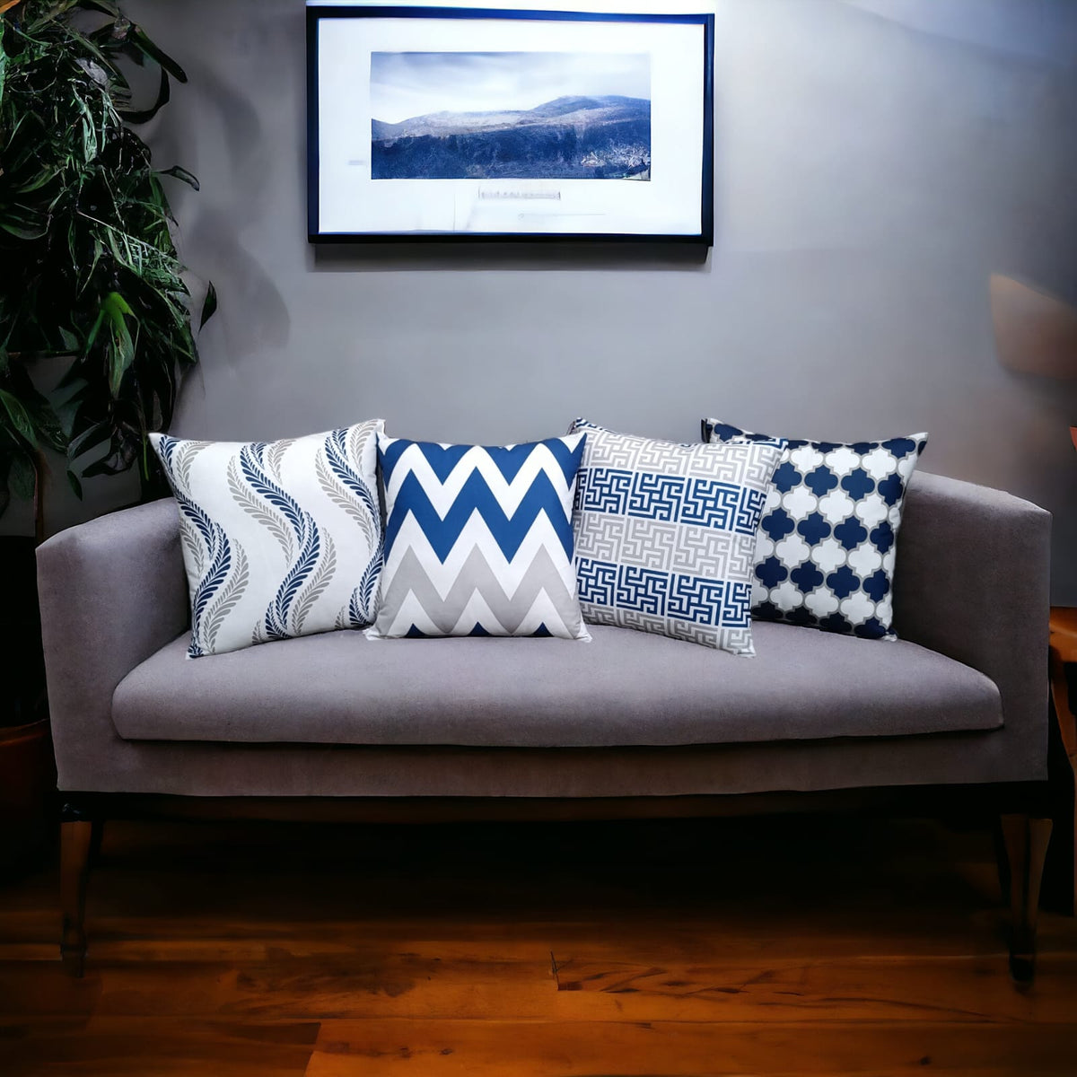 4 PCs Digital Printed Cushions Ds Cover #252