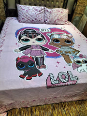 Lol Surprise Double Bed Sheet DS # 164