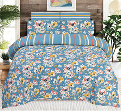 Painting Flowers Cotton Bedsheets
