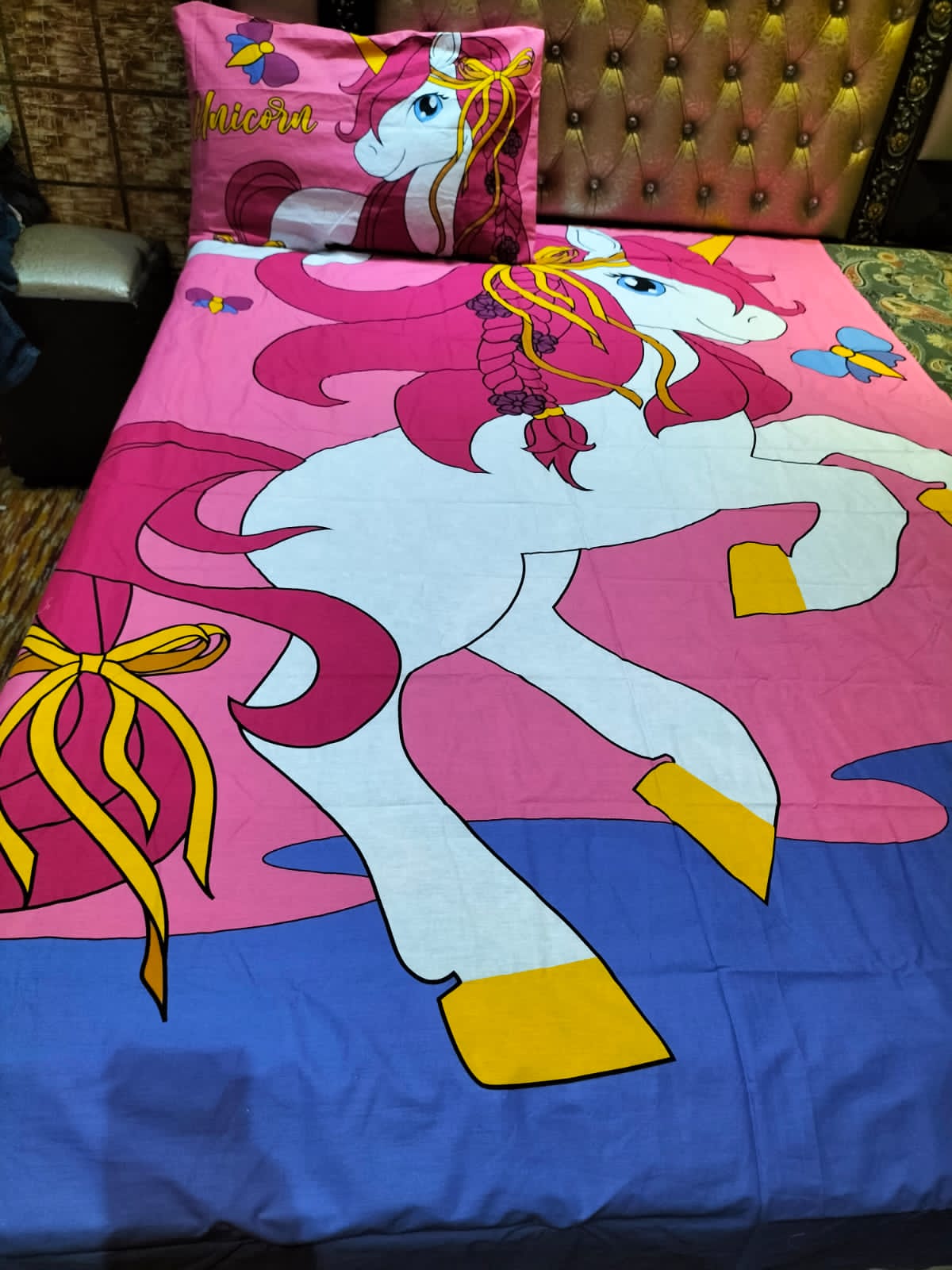 Unicorn Bed Sheet Ds # 048