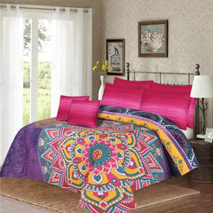 Bohemain King Size Cotton Bed Sheet Set