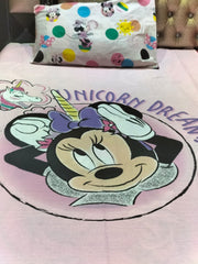 Unicorn Cartoon bedsheet Ds # 043