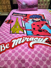 ladybug cotton kids bedsheet Ds # 041