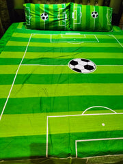 Jolizone Football Double Bed Sheet DS # 128