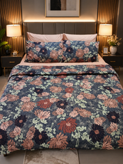 Florals 6pcs King Size Comforter Set