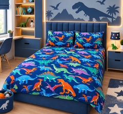 Dragon World Cotton Double Bedsheet