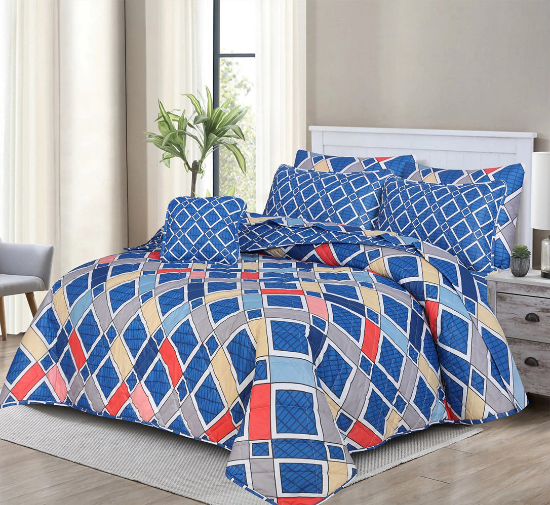 7 PCS COMFORTER SET ESC-057