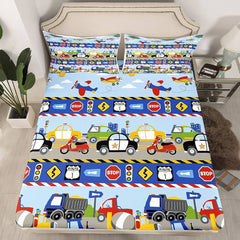 Traffic signal Bedsheets king