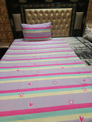 Star Heart Multi Colors Bedsheets