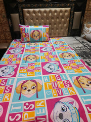 BEST PUPS EVER SINGLE BEDSHEETS