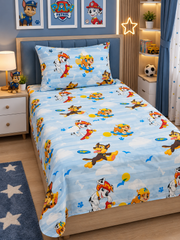 🛹 Paw Patrol Skateboard Adventure ⭐ Cotton Bedsheets