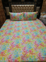 Beautiful Multi Colors King Size Bedsheets ET-D05