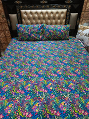 Floral king Size Bedsheets ET-D09