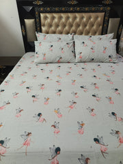 Little Girls fly Cotton Bedsheets