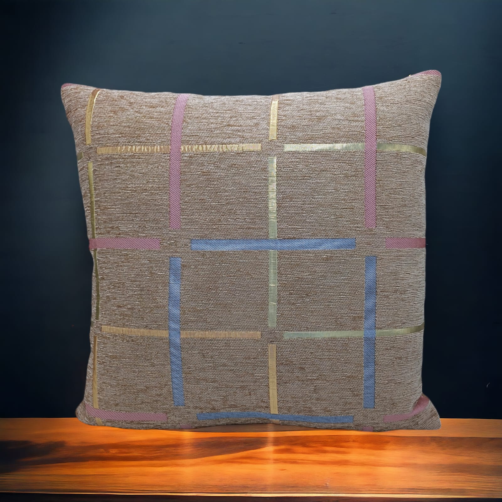 Golden Lines Cushions Covers