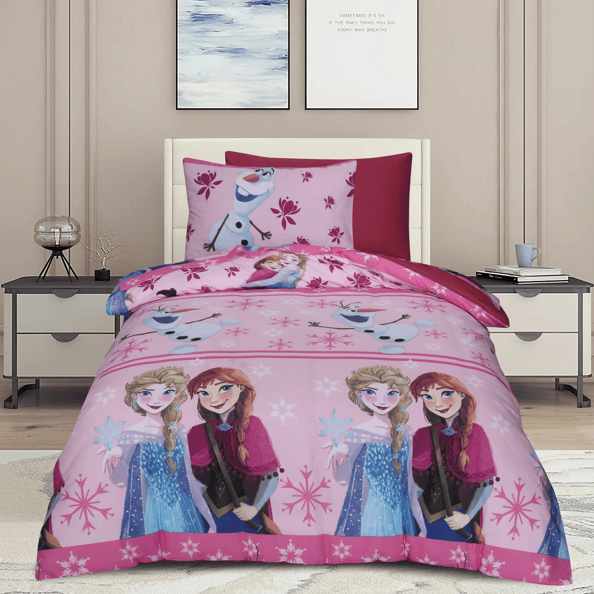 Anna Elsa Cotton Bedsheets ET-D130