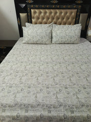PARIS TICKETS COTTON BEDSHEETS