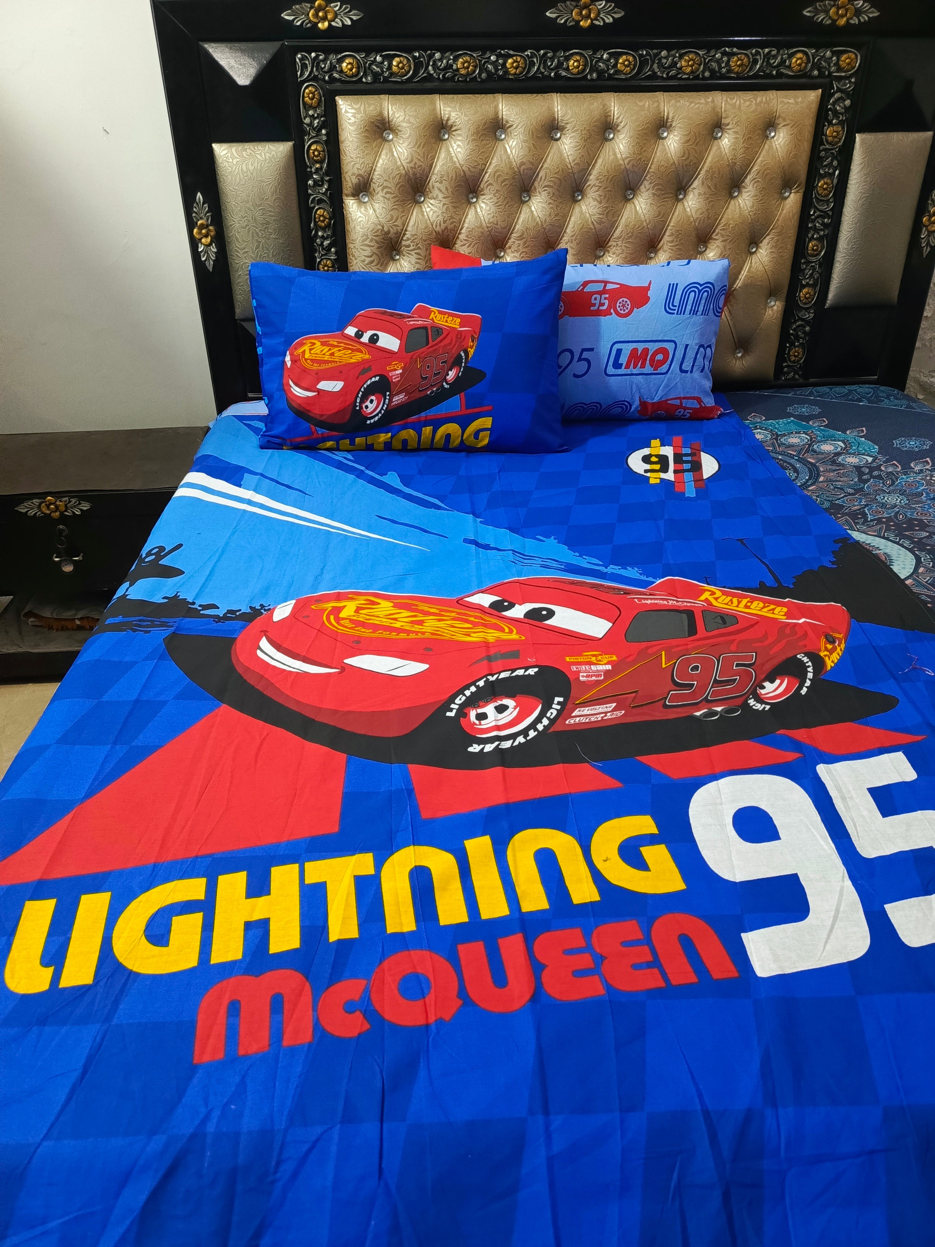 Lightning McQueen 95 Cotton Bedsheets