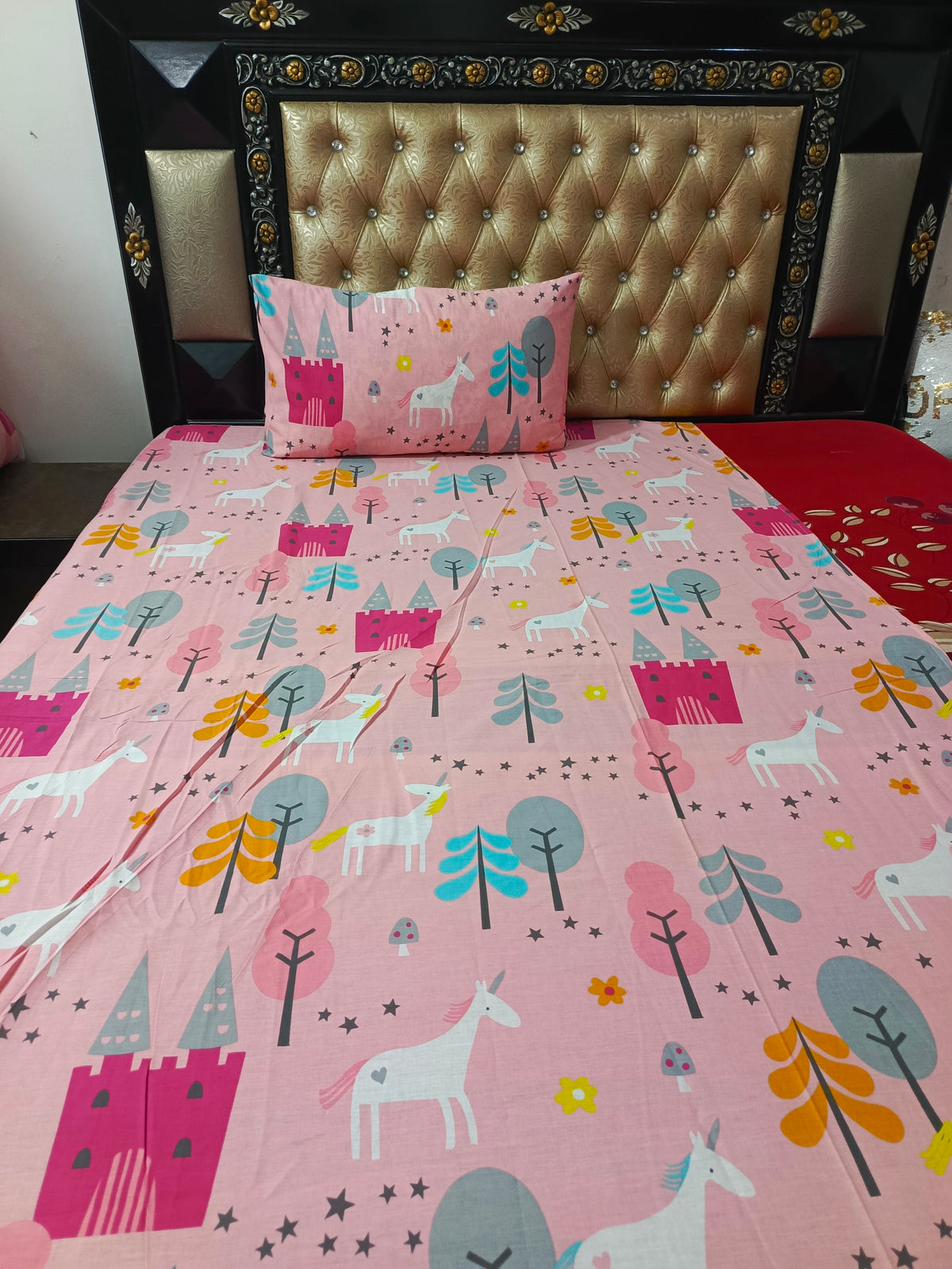 Unicorn Land  Cotton Bedsheets