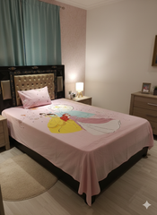 Cinderella Bella Ariel Cotton single Bedsheets