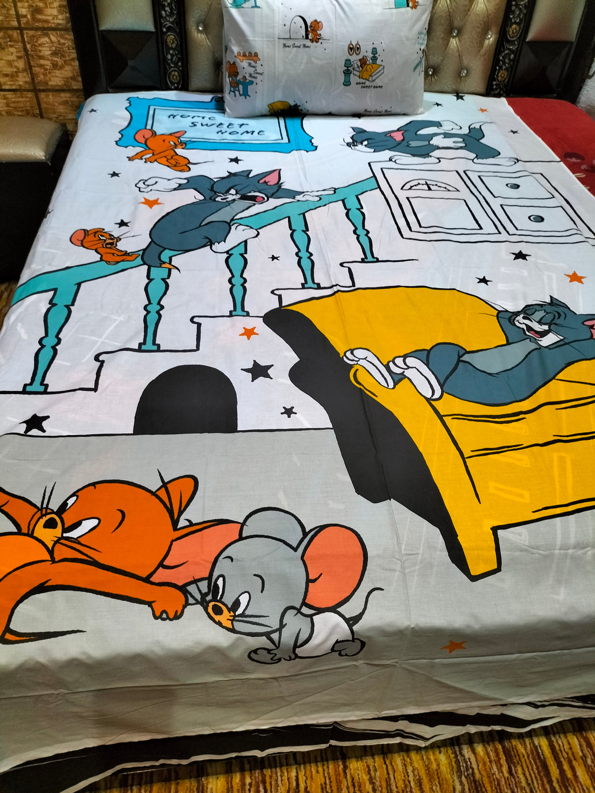 Tom & Jerry Kids single bedsheets Ds#117