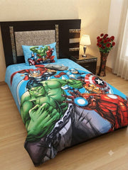 Marvel Power Strike Cotton Single Bedsheet