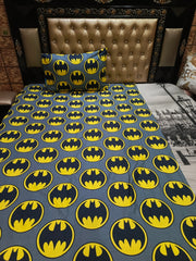 Bat Man Logo Bedsheets