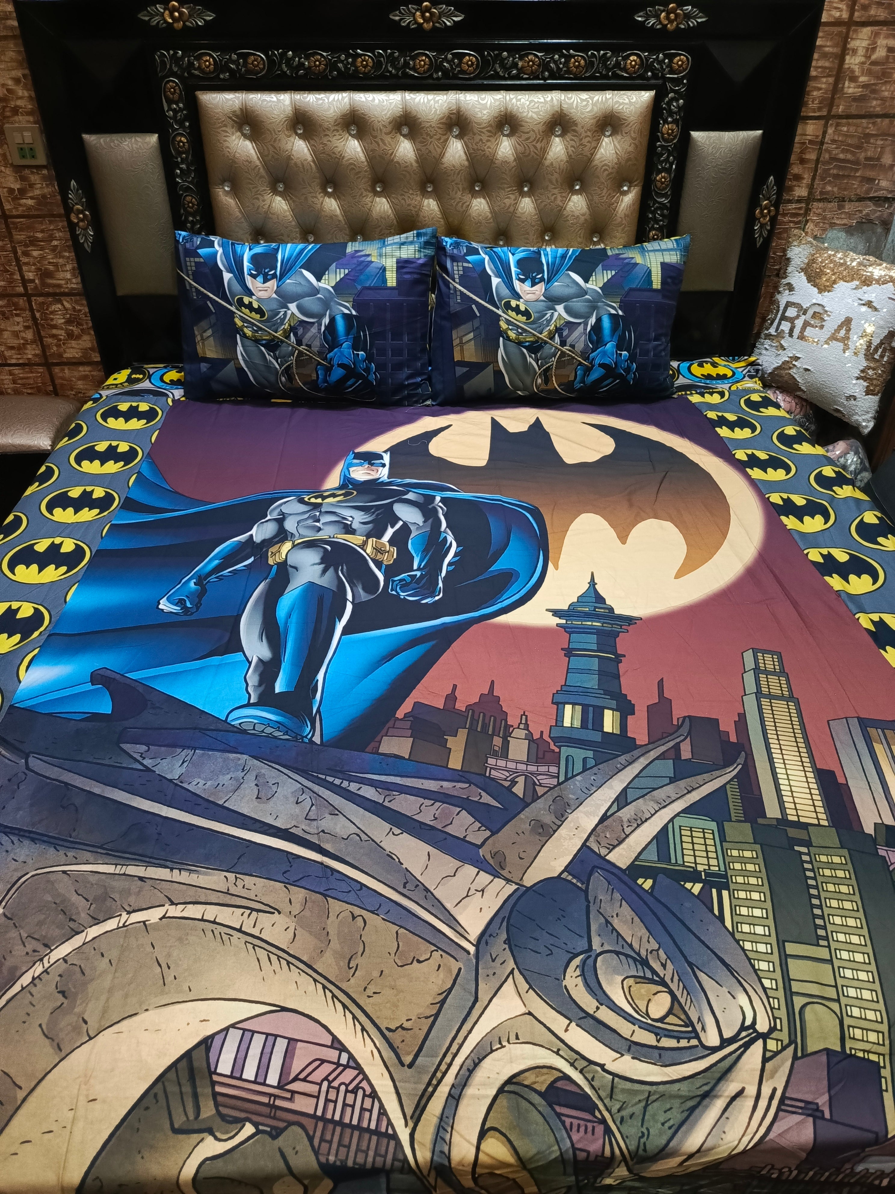 BATMAN Digital Printed Bedsheets
