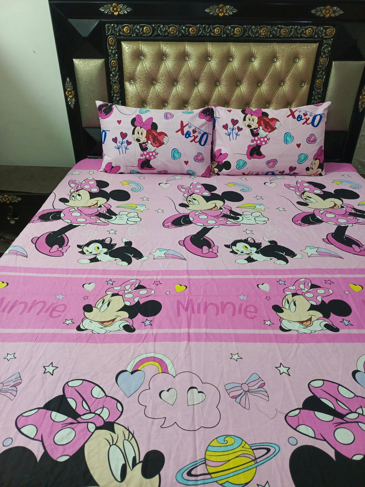 MiniMouse Double Bedsheet