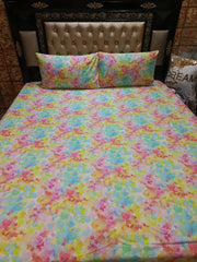 Beautiful Multi Colors King Size Bedsheets ET-D05