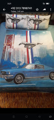 1970 Mustang Mach  Kids Bed Sheet DS # 108